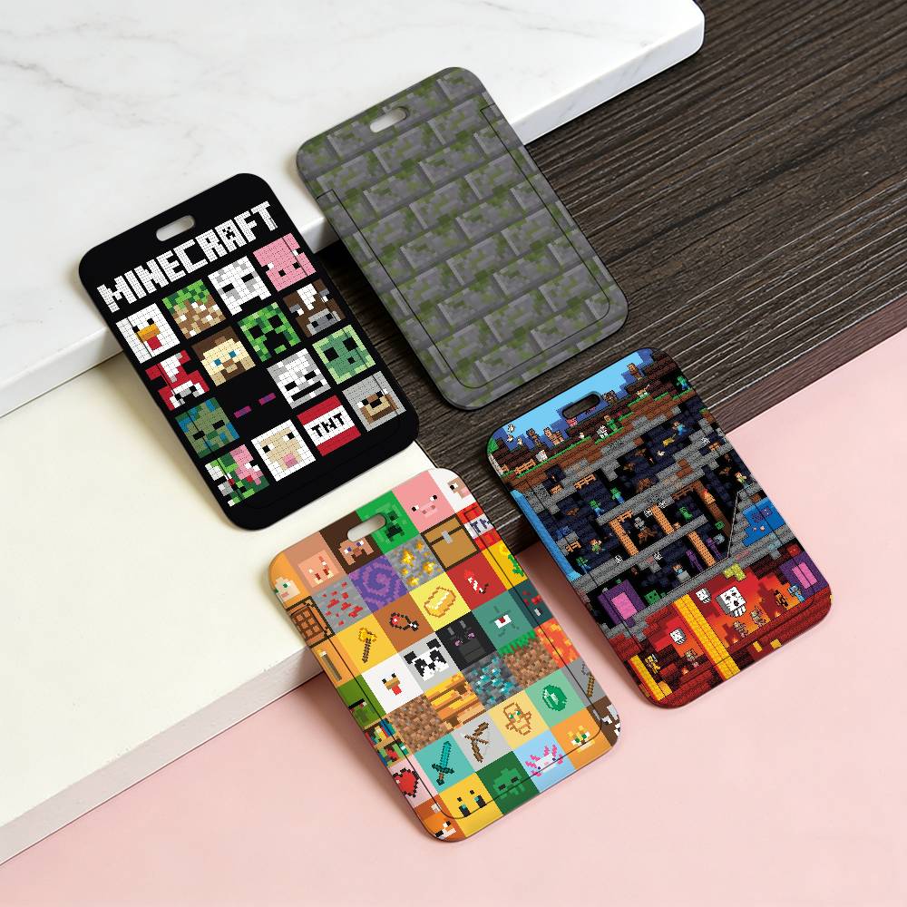 Gaming Console Minecraft - Classic Game M-Minecraft-ES Transparent Card Holder