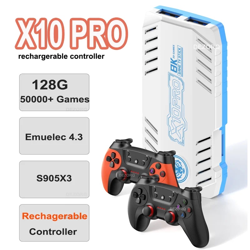 Gaming Console Stick - 4K X10 Pro Game Stick HD