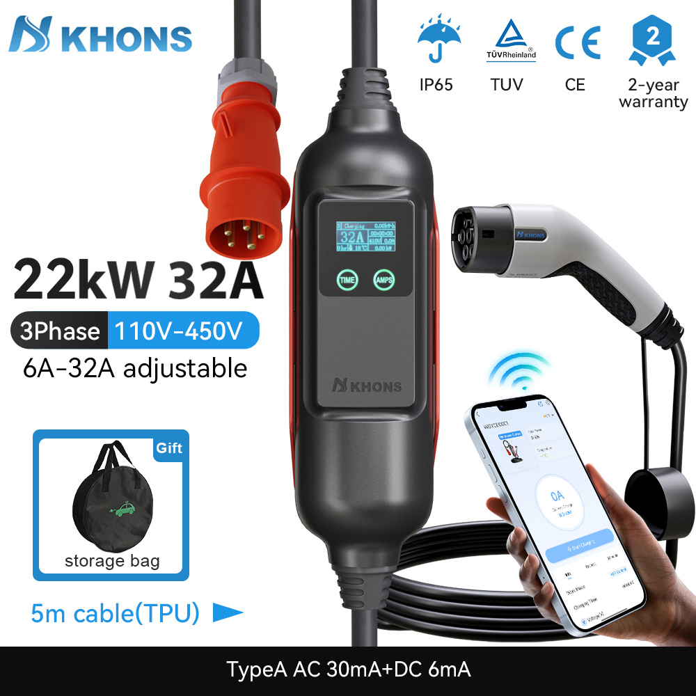 Khons Portable EV Charger Type - Pc Gaming Handheld Console review and price