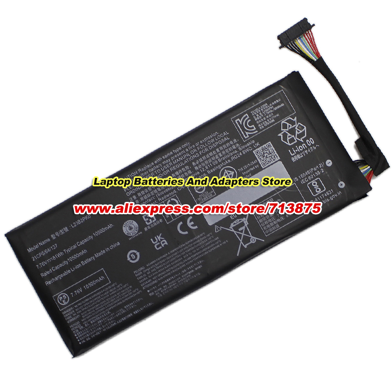 81Wh L23B2PK0 Battery 7.76V 10 - Gaming Console Lenovo review and price
