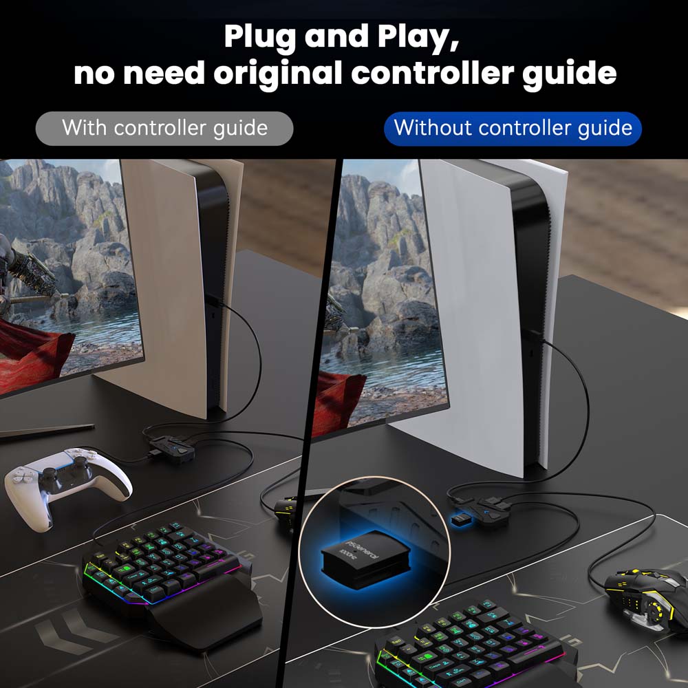for PS5 Gaming Keyboard Mouse  - Gaming Console Usb review and price