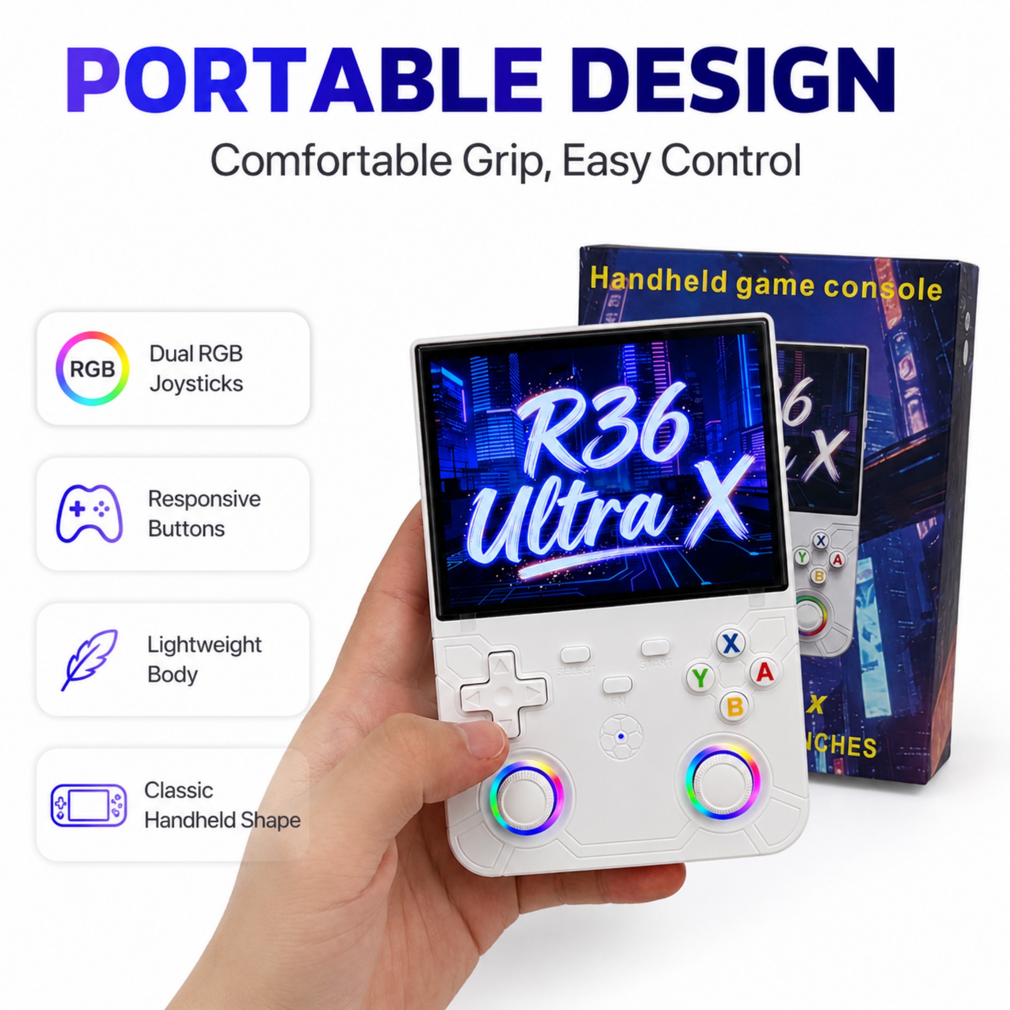 Retro Handheld Game Console R3 - Gaming Console R36 review and price