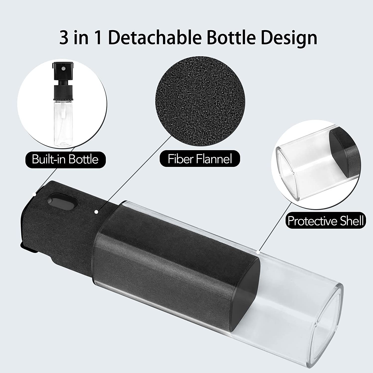 2 In 1 Screen Cleaner Spray Ki - Pc Gaming Handheld Console review and price